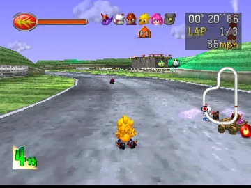 Chocobo Racing (US) screen shot game playing